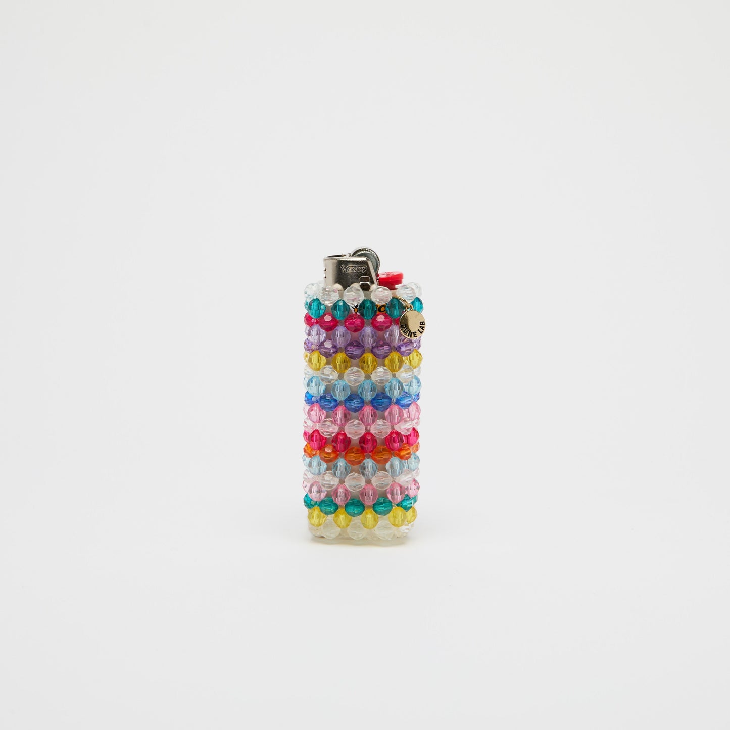 Beaded Lighter Case - Handmade Bic Lighter Cover Fits Most Standard Size Lighters, Cute & Unique Sleeve Holder with Easy Installation, Fashionable Accessories for Women (Confetti)