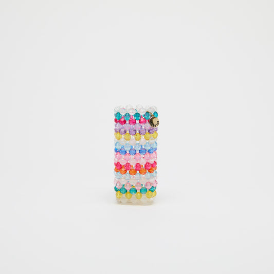 Beaded Lighter Case - Handmade Bic Lighter Cover Fits Most Standard Size Lighters, Cute & Unique Sleeve Holder with Easy Installation, Fashionable Accessories for Women (Confetti)